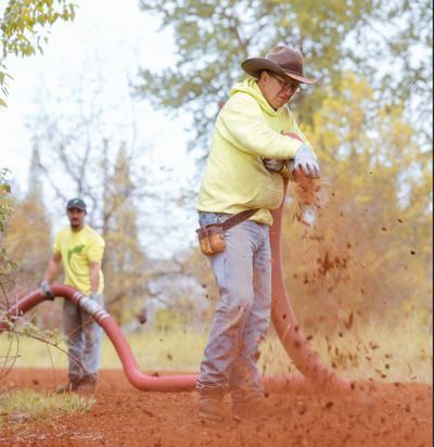 Landscape Materials Blower Truck Crew Member